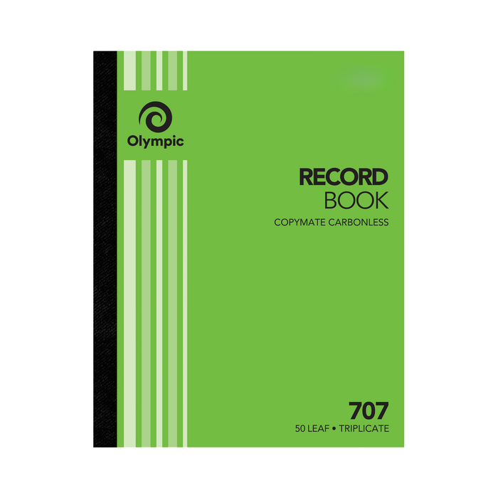 Olympic Carbonless Triplicate Record Book NO.707 250×200 50 Leaf