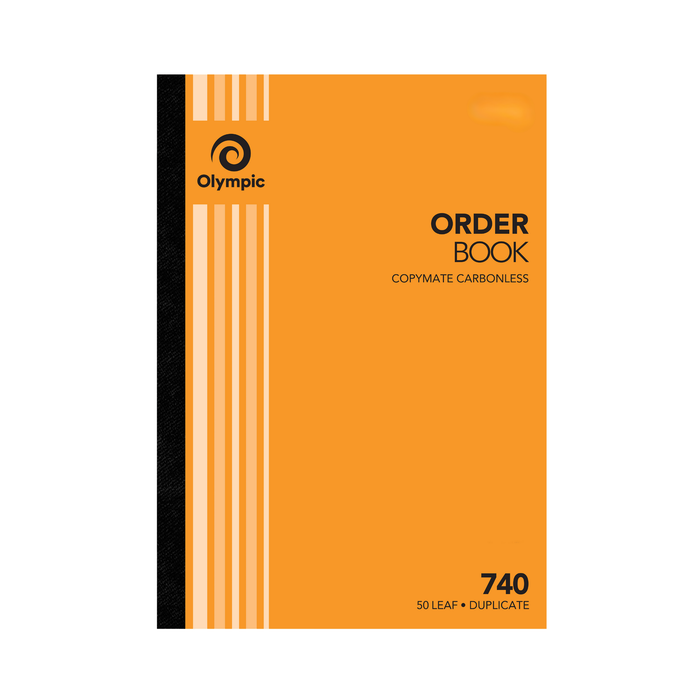 Olympic Carbonless Duplicate Order Book NO.740 A4 50 Leaf