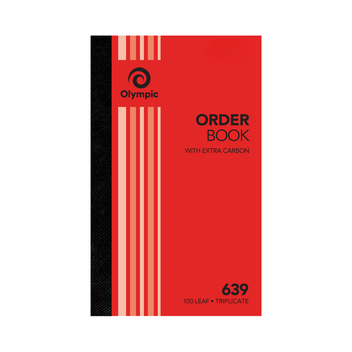 Olympic Carbon Triplicate Order Book NO.639 200×125 100 Leaf
