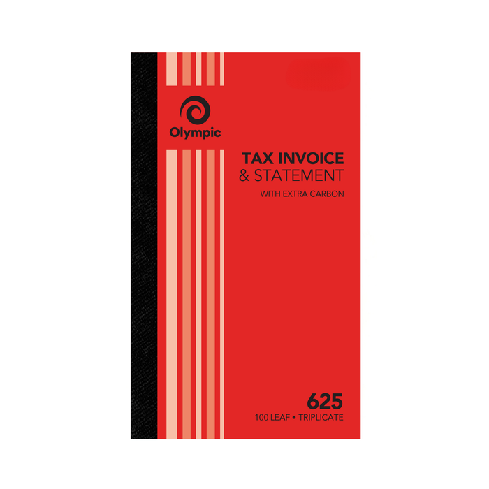 Olympic Carbon Triplicate Invoice Statement Book NO.625 200×125 100 Leaf
