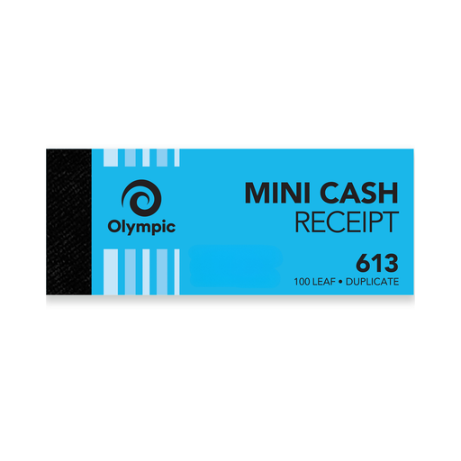 Olympic Carbon Duplicate Cash Receipt Book NO.613 50×125 100 Leaf