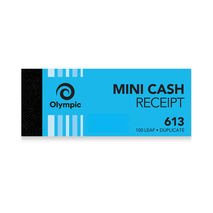 Olympic Carbon Duplicate Cash Receipt Book NO.613 50×125 100 Leaf