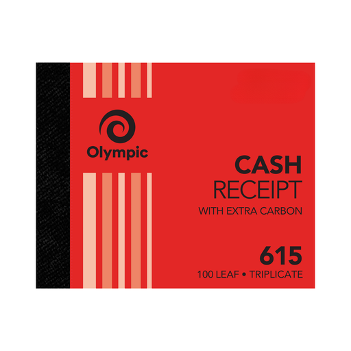 Olympic Carbon Triplicate Cash Receipt Book NO.615 100×125 100 Leaf