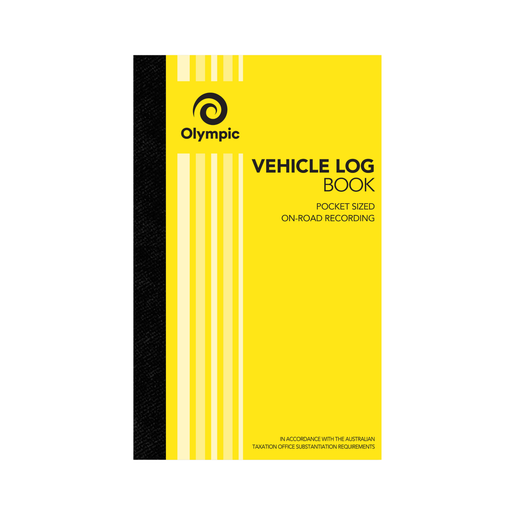 Olympic Pocket Vehicle Log Book 180×110 64 Page