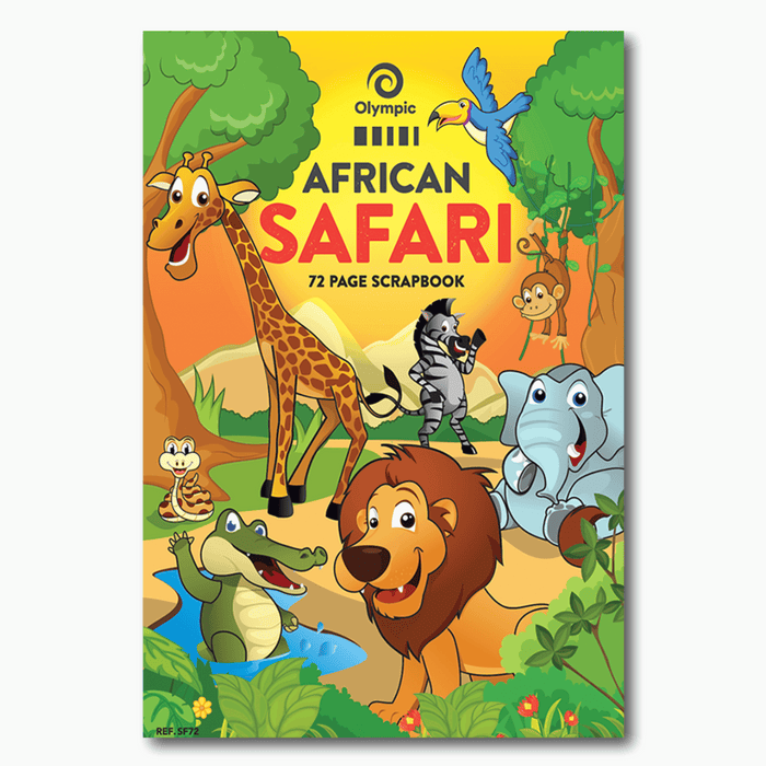 Olympic Scrapbook African Safari 80gsm 335x240mm 72 pages