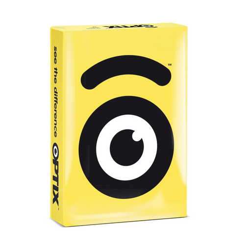 Optix Paper A4 80gsm Pack 500 Suni Yellow