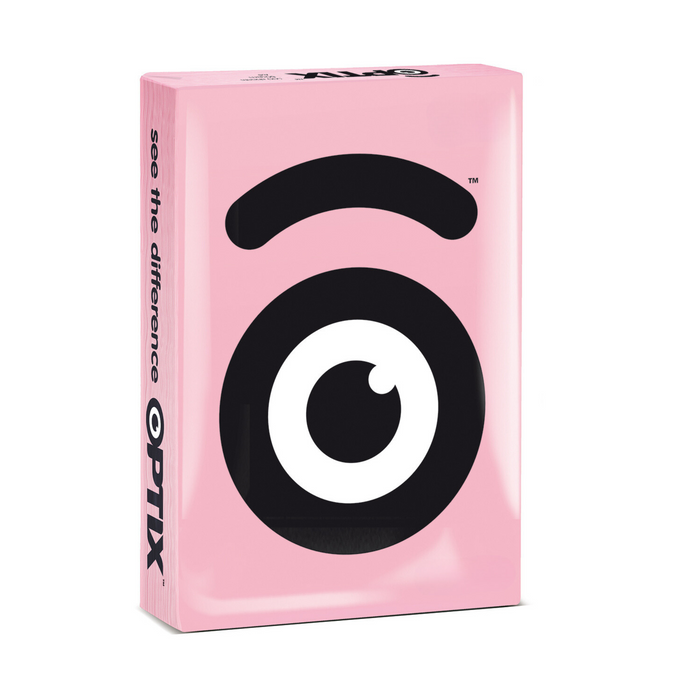 Optix Paper A4 80gsm Pack 500 Velo Pink