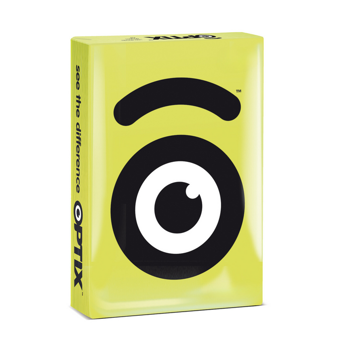Optix Paper A4 80gsm Pack 500 Zeto Lime