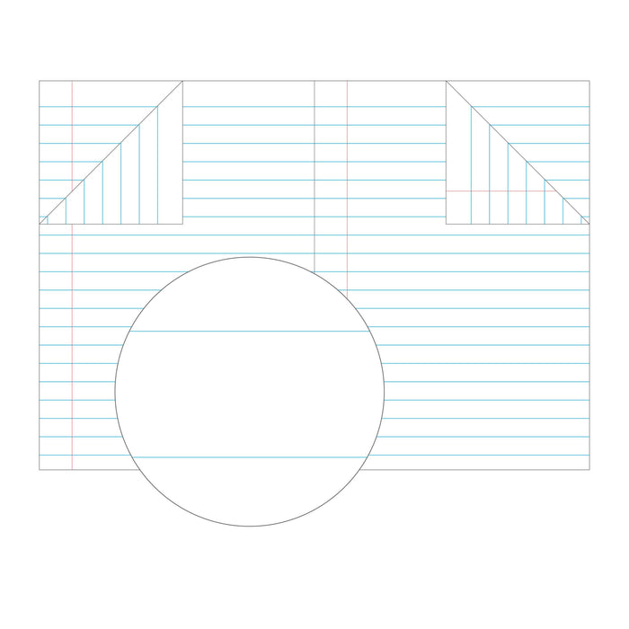 Olympic Exercise Book 14mm Ruled with Red Margin A4 48 pages