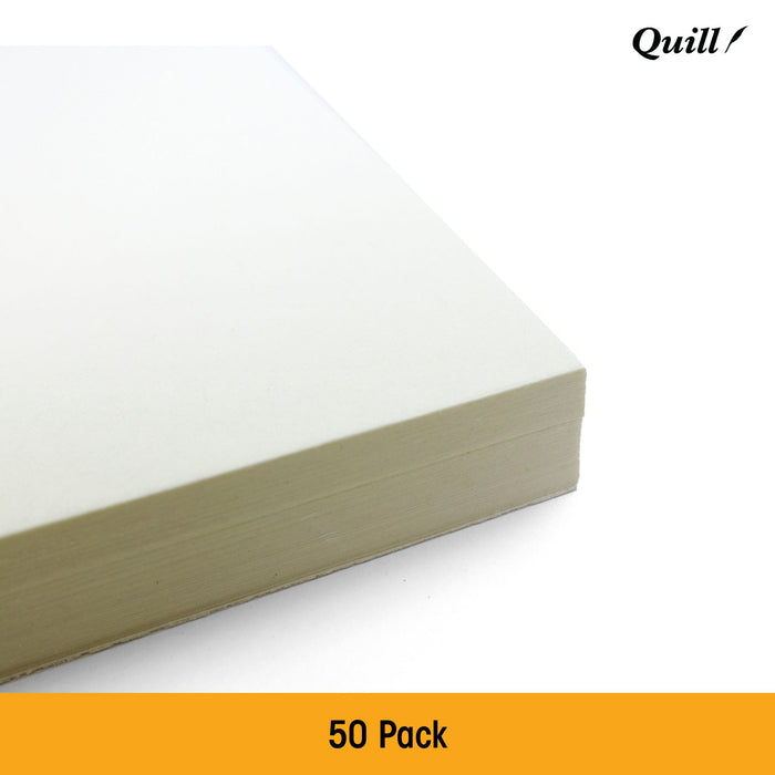 Quill Parchment Board 176gsm A4 Pack 50 White