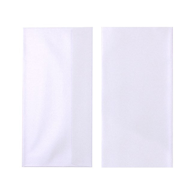 Quill Metallique Envelope 120gsm DL Pack 10 Moonstone