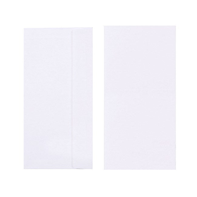 Quill Parchment Envelope 90gsm DL Pack 25 White Ivory
