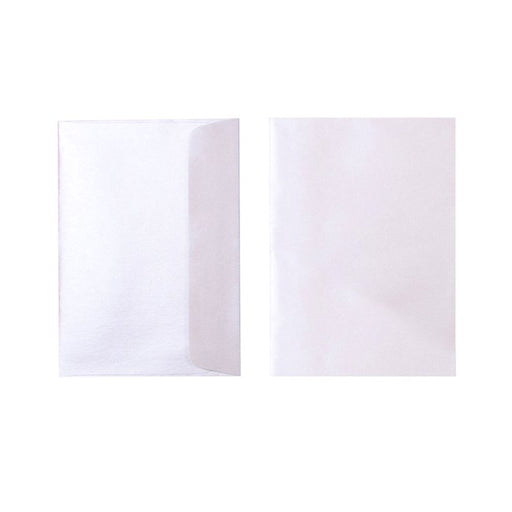 Quill Metallique Envelope 120gsm C6 Pack 10 Mother of Pearl