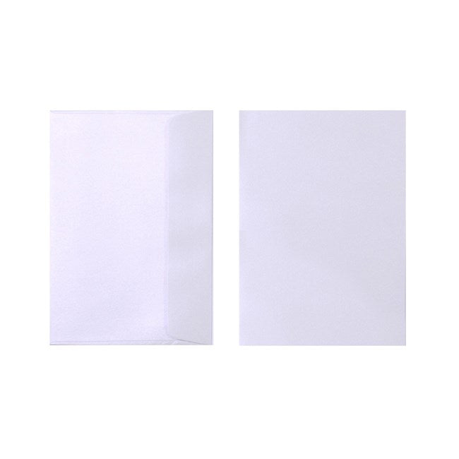 Quill Metallique Envelope 120gsm C6 Pack 10 Moonstone