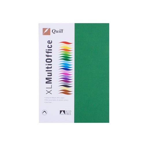 Quill Coloured Paper 80gsm A4 Pack 500 Emerald