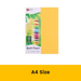 Quill Coloured Paper 80gsm A4 Pack 500 Sunshine