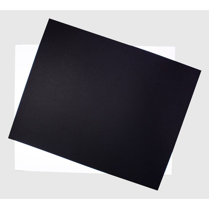 Quill Board 600gsm 510mm x 635mm Pack 50 White & Black