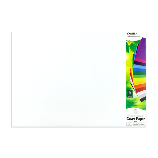 Quill Cover Paper 125gsm A3 Pack 250 White