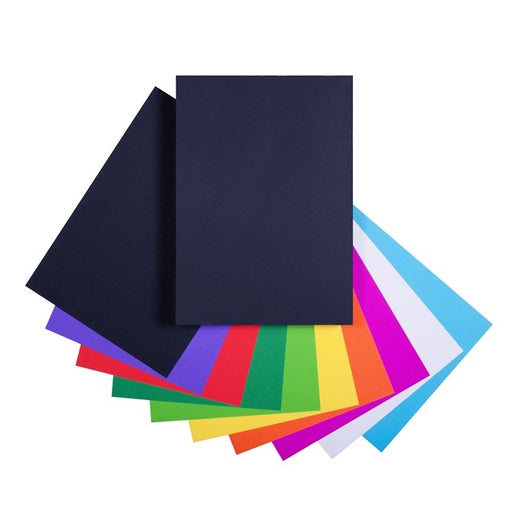 Quill Cover Paper 125gsm A4 Pack 100 Assorted
