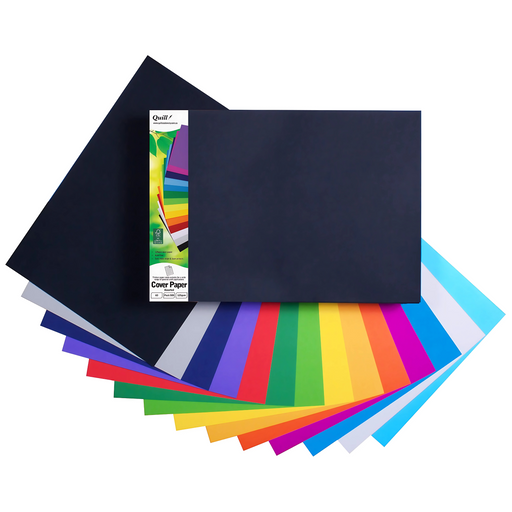 Quill Cover Paper 125gsm A3 Pack 500 Assorted
