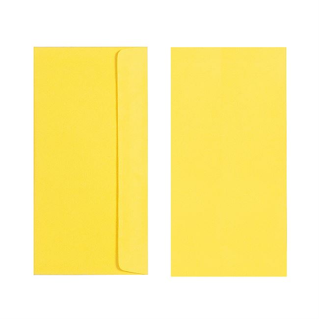 Quill Envelope 80gsm DL Pack 25 Lemon