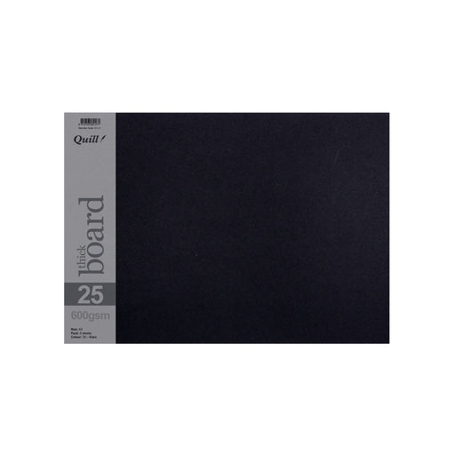 Quill Surface Board 600gsm A3 Pack 5 Black