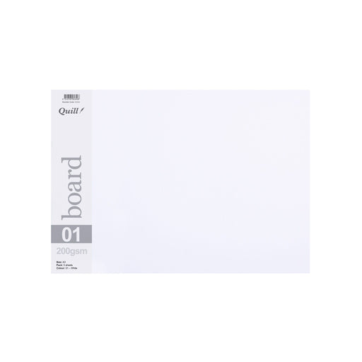 Quill Pasteboard 200gsm A3 Pack 5 White