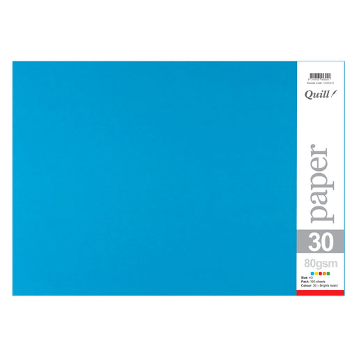Quill Coloured Paper 80gsm A3 Pack 150 Bright Assorted