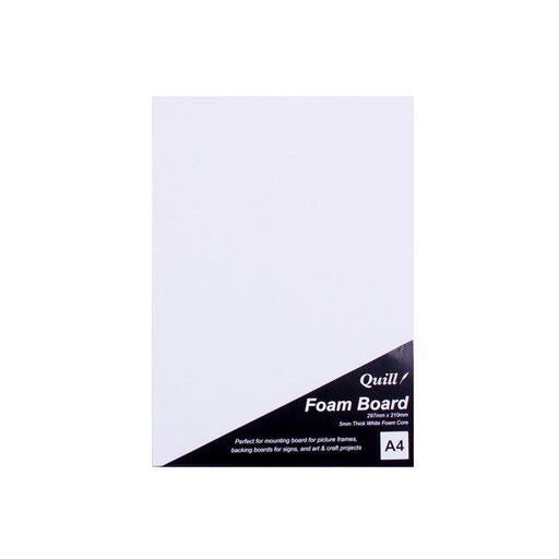 Quill Foam Board 5mm A4 White