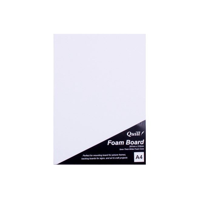 Quill Foam Board 5mm A4 White