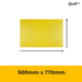 Quill Foam Board 5mm 500mm x 770mm Yellow