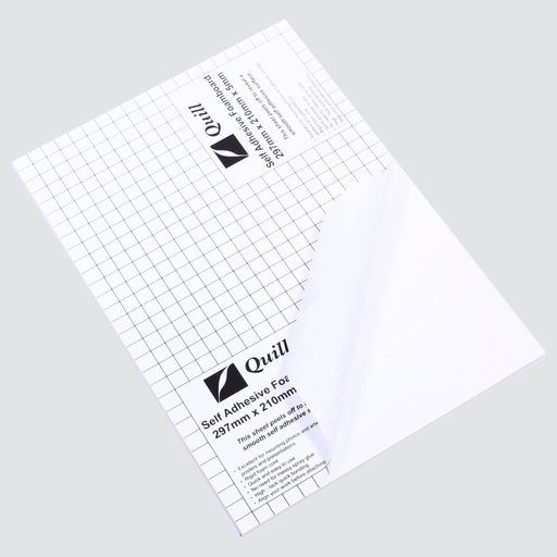 Quill Self Adhesive Foam Board 5mm A4 White