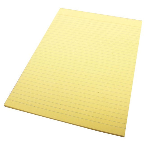 Quill Bond Pad Ruled 70gsm A4 70 Leaf Yellow