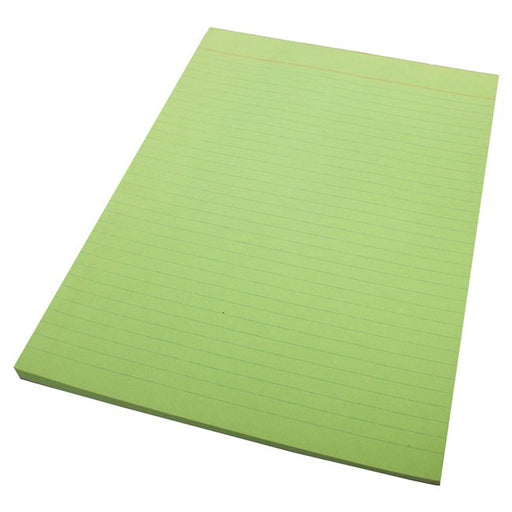 Quill Bond Pad Ruled 70gsm A4 70 Leaf Green