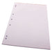 Quill Bank Pad Ruled 7 Hole Punched 60gsm A4 90 Leaf White