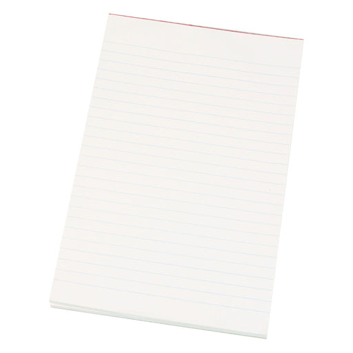 Quill Super Bank Pad Ruled Both Sides 60gsm 8in x 5in (200 x 125mm) 90 Leaf White
