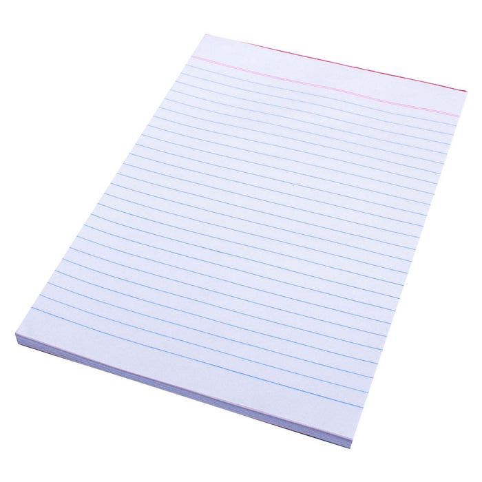 Quill Bank Pad Ruled 60gsm A5 90 Leaf White
