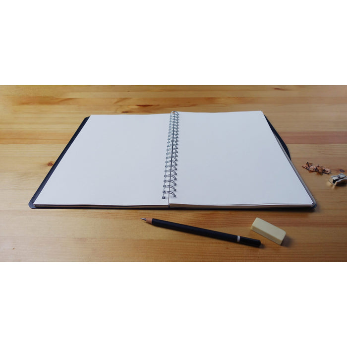 Quill Premium PP Visual Art Diary 125gsm A4 120 Pages Black