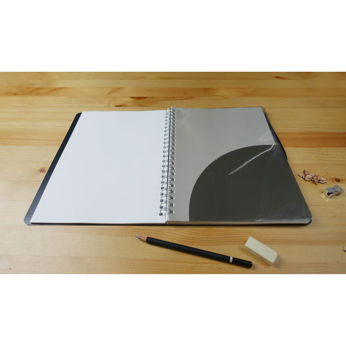 Quill Premium PP Visual Art Diary 125gsm A4 120 Pages Black