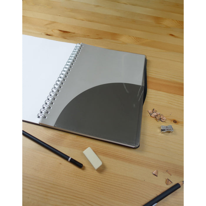 Quill Premium PP Visual Art Diary 125gsm A4 120 Pages Black