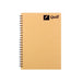 Quill Natural Hardcover Notebook Ruled 70gsm A4 160 pages Beige