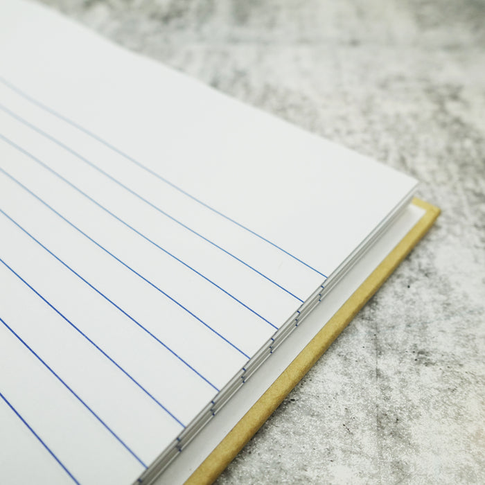 Quill Natural Hardcover Notebook Ruled 70gsm A4 160 pages Beige