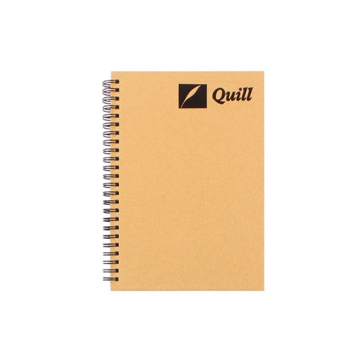Quill Natural Hardcover Notebook Ruled 70gsm A5 160 pages Beige