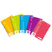 Quill Shades Lecture Book 70gsm PP A4 140 Pages Assorted