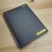Quill Q Series Notebook 70gsm PP A5 200 Pages Black