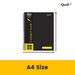 Quill Q Series 5 Subject Book 70gsm PP A4 250 Pages Black