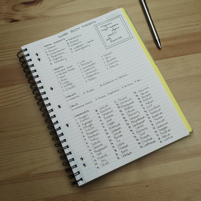 Quill Q Series 3 Subject Book 70gsm PP A4 300 Pages Black