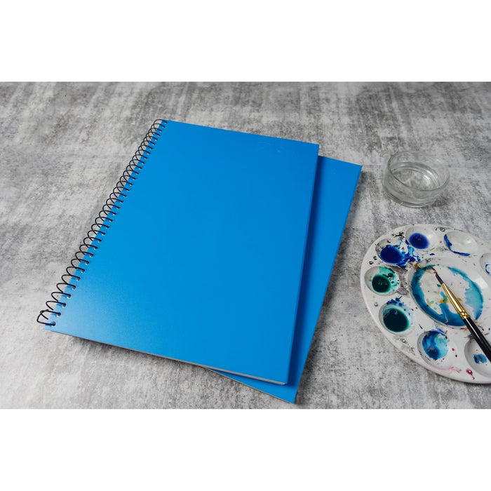 Quill Visual Art Diary PP 110gsm A4 120 Pages Marine Blue