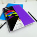 Quill Visual Art Diary PP 110gsm A4 120 Pages Dark Purple