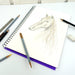 Quill Visual Art Diary PP 110gsm A4 120 Pages Dark Purple